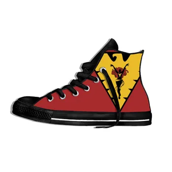 

X-Men Dark Phoenix Logo Marvel High Top Canvas Fashion Lightweight Shoes Sneakers for Women Men