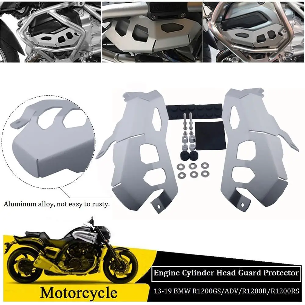 

For BMW R1200GS/ADV lc R1200 GS Adventure R1200R/RS R1200RT 2013-2017 Motorcycle Engine Cylinder Head Guards Protector Cover