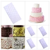 4pcs/Set Grid Transparent Texture Mat Fondant Cake Plaid Embossed Baking Texture Decoration Mold Cake Tools ► Photo 3/6