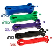 Pull Up Assist 15-230 LBS Resistance Bands Sets Expander Athletic Heavy Duty Power Elastic Gum Bands Workout Fitness Equipment A