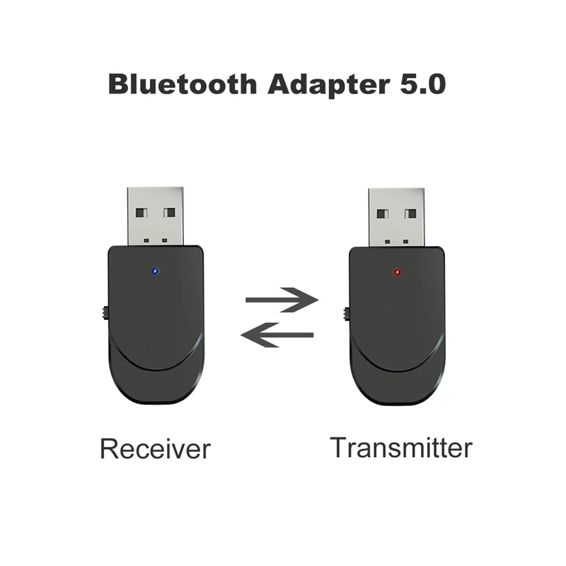 USB Bluetooth 5,0 приемник адаптер 3,5 мм AUX Стерео для ТВ ПК наушники Динамик