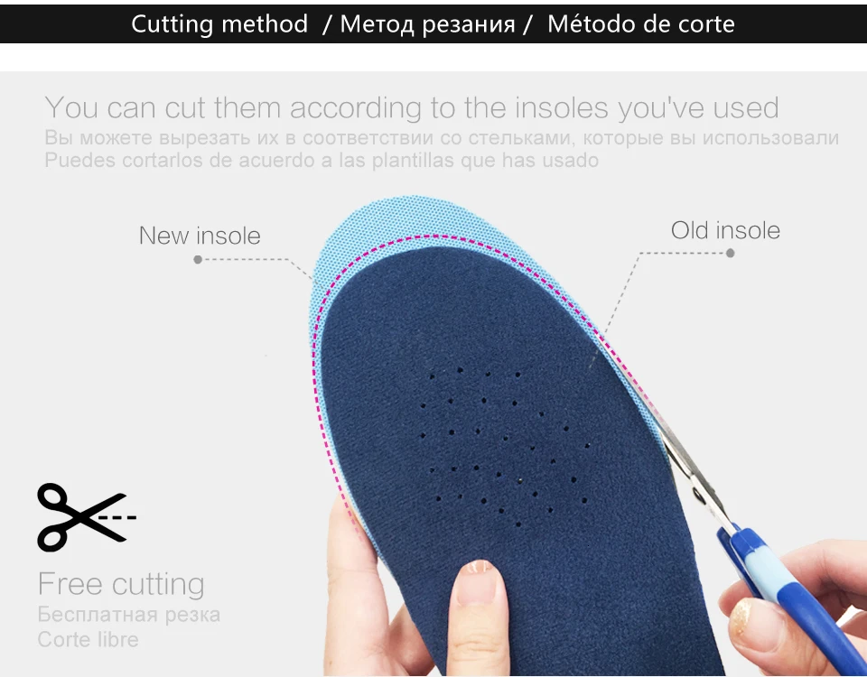 EVA Orthopedic Insoles Orthotics flat foot Health Sole Pad for Shoes insert Arch Support pad for plantar fasciitis Men Woman
