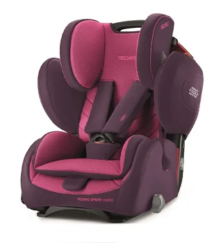 

Car seat Recaro Young Sport hero, GR. 1/2/3, (9 to 36 kg), colors in stock