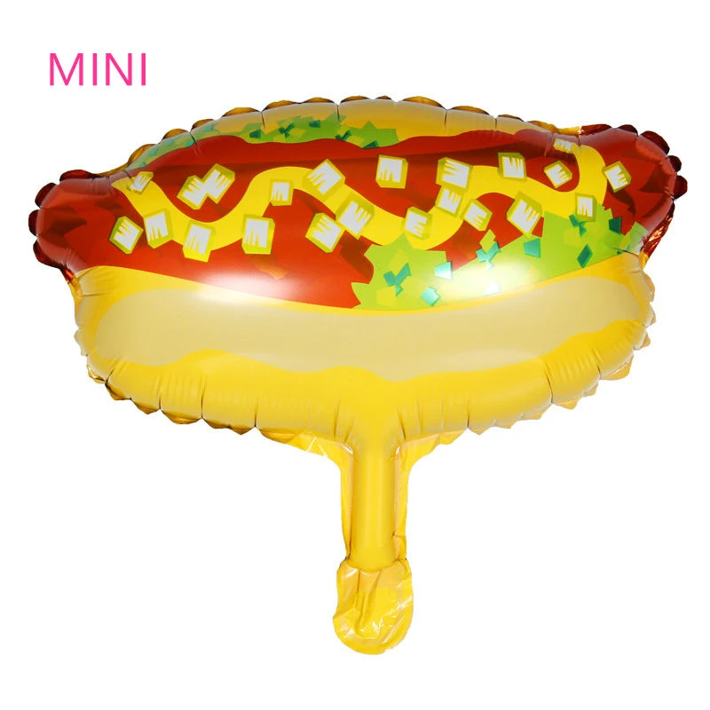 Mini 1 шт конфетный пончик мороженое тема гелиевые фольгированные шары звезда круглые шары Детские принадлежности для украшения свадебной вечеринки детские игрушки - Цвет: Mini
