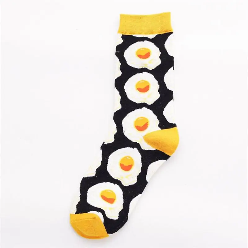1 пара горячих носков с авокадо, хлопковые носки для мужчин и женщин, мешок для носков носки с яйцами, Популярные носки в Европе и США