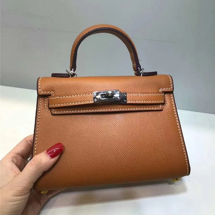 

2020 kay Second Generation Palm Print Genuine Leather Joker Female Single Shoulder Slung Hand Bag