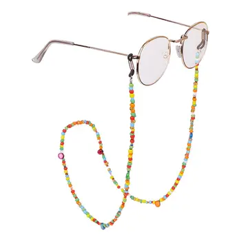 

Fashion Womens Glass Beaded Eyeglass Chains Sunglasses Reading Glasses Chain Eyewears Cord Holder Neck Strap Rope