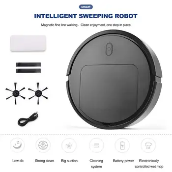 

IS25 Robot Vacuum Cleaner Sweeping Robot Three-in-one Household Mopping Machine USB Charging Cleaning Tool For Dropshipping