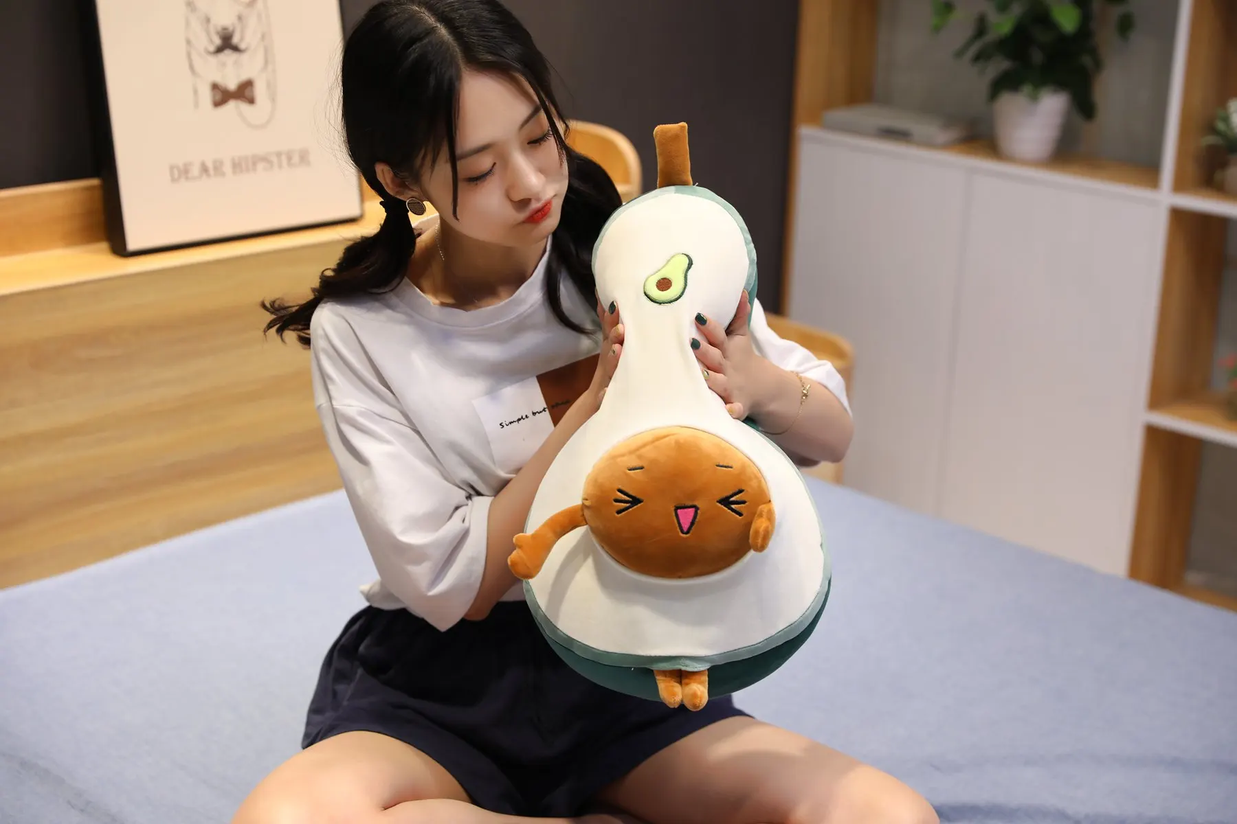 Kawaii 50 см авокадо плюшевые игрушки 20 см фруктовый сердечник мягкие куклы для девочек и мальчиков детские плюшевые игрушки детские подарки на день рождения подушка для кровати