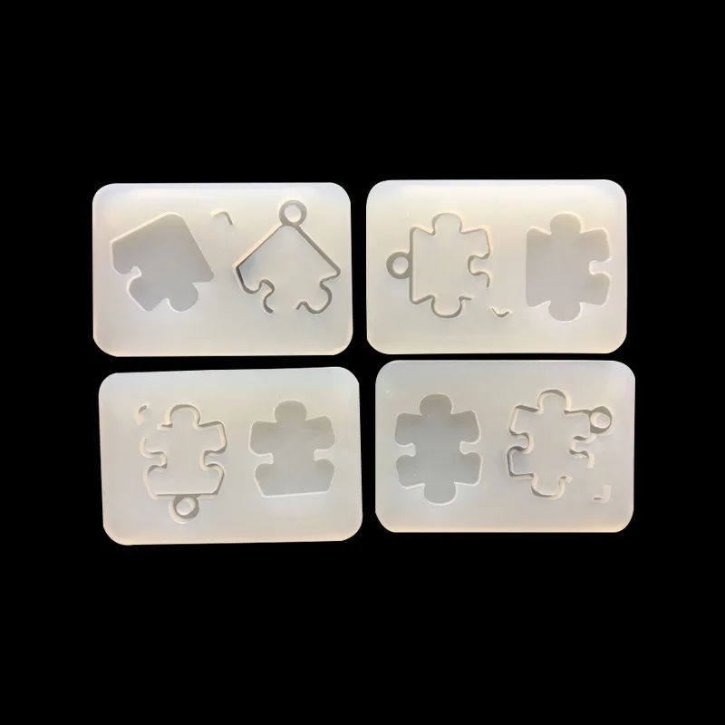 

Popular1PC Puzzle DIY Jewelry Tool Jewelry Accessories Handmade UV Resin Epoxy Molds
