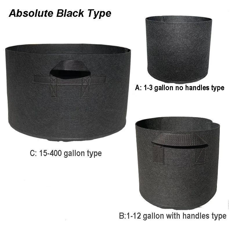 Black grow bag