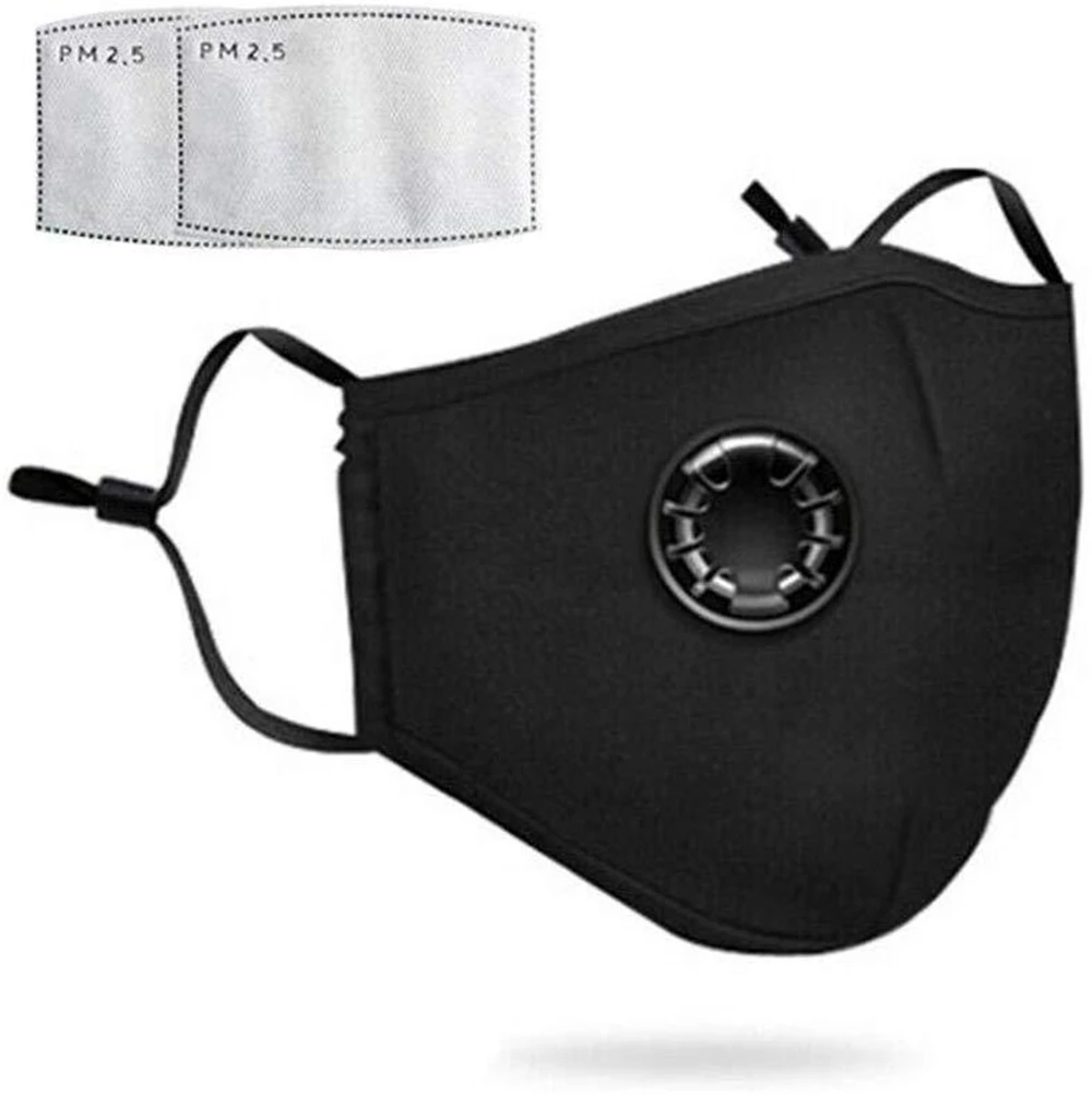

YELITE Valve Cotton Mask Ffp3 Respirator Pulmonary Reusable Washable Fabric Face Shield Disposable Filter Pad Masks 3m Protect
