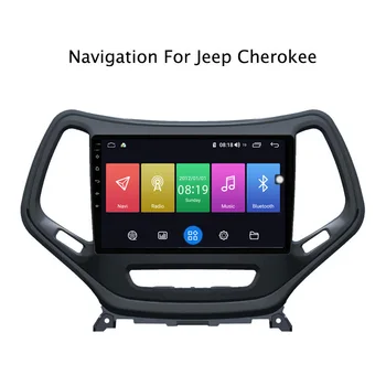 

Ectwodvd 9inch Andriod 8.1 Car DVD GPS For Jeep Cherokee 2014-2017 4G RAM 64G ROM CarPlay DSP 4G LTE with WIFI