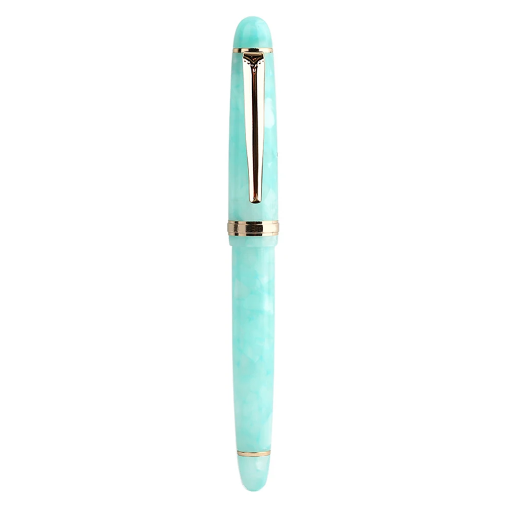 

Writing EF F Gold Plated Nib Fountain Pen Office Anti Slip Stationery Smooth Gift Resin Moonman S3 Student Adult