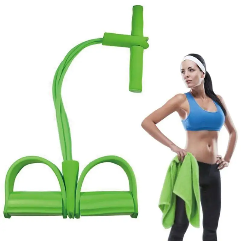 1Pcs Upgraded Version of the Four-tube Pedal Puller Sit-ups Loss Waist Fitness Belly Beauty Body Shaping Fitness Equipment Pedal