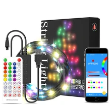 

Christmas WS2812B Lights String Lighting RGBIC Addressable Individually LED Module USB Power Dream Color Christmas Decoration 5V