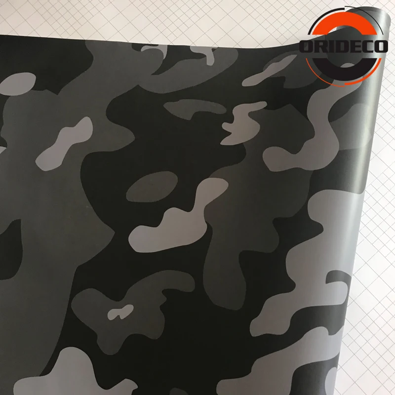 black gray snow camo vinyl car sticker 5
