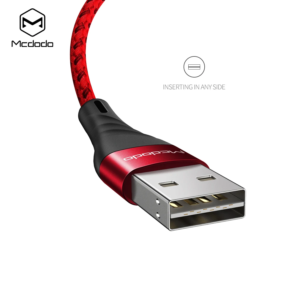 Mcdodo для USB защитный кабель 1 м 2 м Led легкое Зарядное устройство USB кабель для iPhone xs max xr 8 7 6s plus кабель для IPad Быстрая зарядка данных