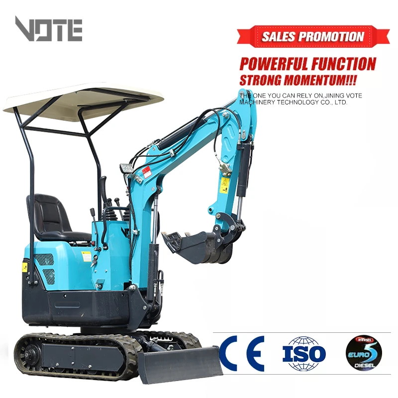 Chinese Hot Vtw 10 Hydraulic Mini Digger Machine Mini Excavators 1 Ton For Sale Construction Tool Parts Aliexpress
