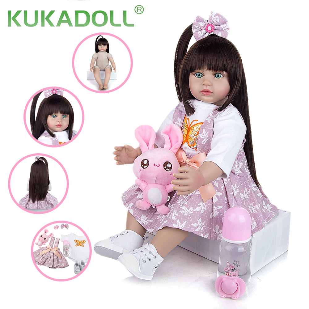 Куклы KUKADOLL 19 дюймов реалистичные куклы для новорожденных тканевые Мягкие