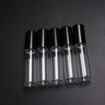 

10PCS 5ML Roller Ball Bottles Refillable Essential Oils Bottles Metal Roller Container for Perfumes
