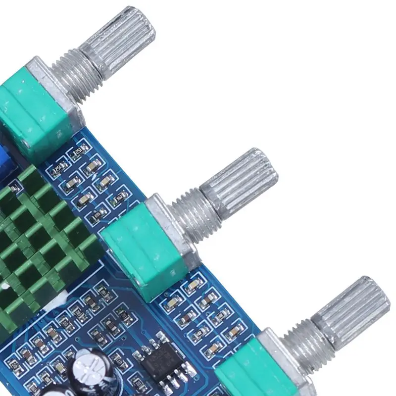 DC 12 V-24 V TPA3116D2 80Wx2 цифровой усилитель доска ВЧ бас Регулировка громкости усилителя