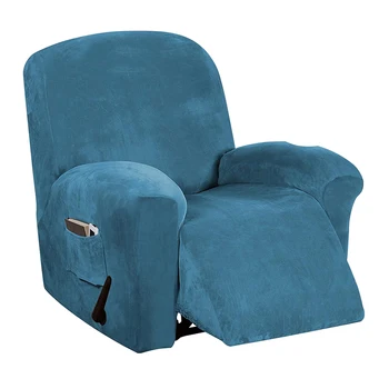 

Slipcover Soft For Living Room Non Slip Easy Clean Recliner Chair Cover Solid Dustproof Multifunction Sofa Furniture Protection