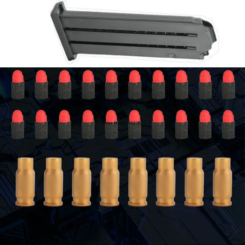 Gun Parts Extra Accessories Bullet Case / Darts Target for M1911 Glock Desert Eagle Boy Toys Pistol Soft Bullets Airsoft | Игрушки и