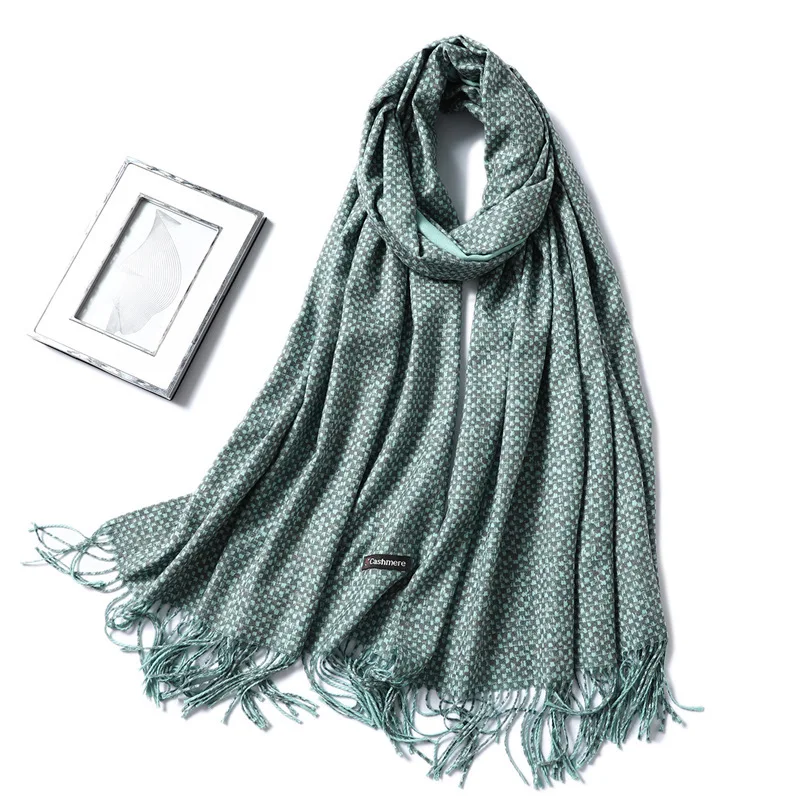 

2019 Cashmere Scarf Lady Winter Fashion Pashmina Poncho Women Shawl Long Neck Bandana Hijab Cachecol Foulard Femme Scarves