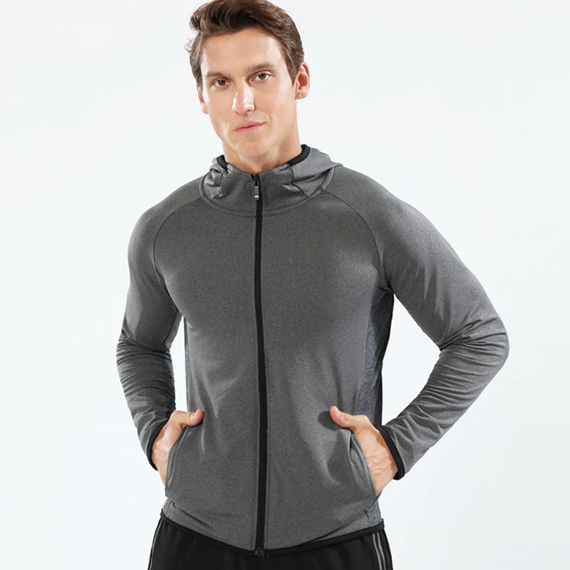 Grey Jacket Psvteide комплект для бега Мужской спортивный костюм Мужская Спортивная одежда Мужская быстросохнущая мужская куртка мужские спортивные костюмы беговые костюмы мужской спортивный комплект - Цвет: Grey Jacket
