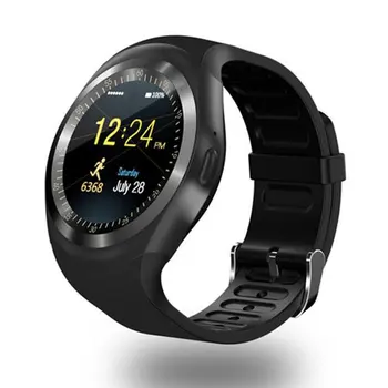 

Bluetooth Y1 Smart Watch Relogio Android SmartWatch Phone Call GSM Sim Remote Camera Information Display Sports Pedometer