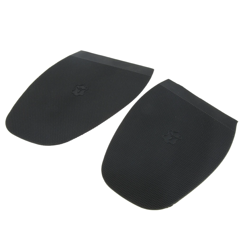 2pcs Unisex Adult Anti-slip Rubber Half Soles Taps Heel Pads Shoe Repair Accessories 17 x 11cm