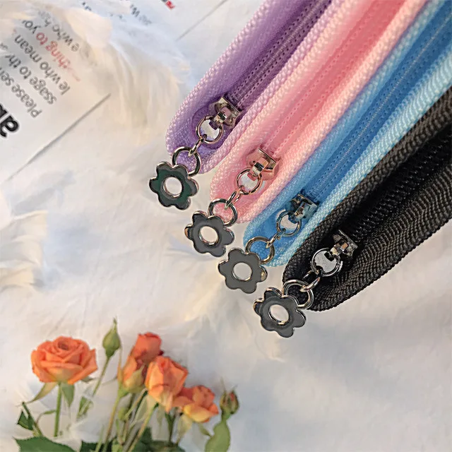 Sharkbang A5 A4 Zipper File Bag PVC PP Glitter Transparent Storage Organizer Bag File Folder Case Bags Stationery Holder