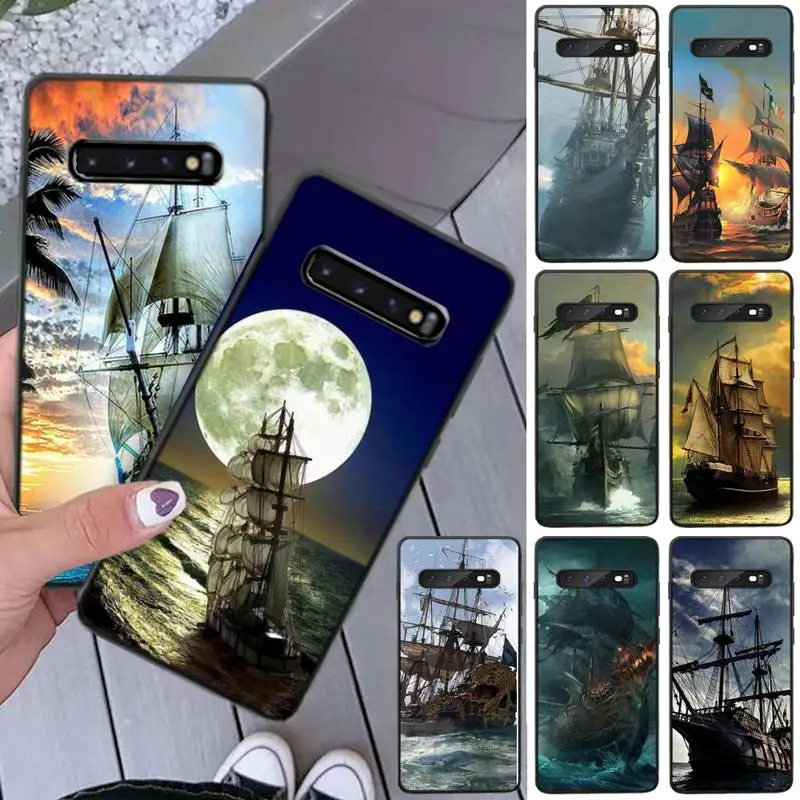 Vintage boat canvas DIY Printing Phone Case cover For Samsung S8 Plus S9 S10 plus S10E lite S10-5G S20 UITRA | Мобильные телефоны и