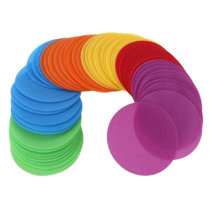 

5Inch 54Pcs Spot Markers for Kinds Carpet Marker Circle Dot Floor Markers with for Preschool Kindergarten Classroom and Sport