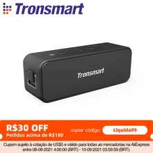 Tronsmart T2 Plus Bluetooth 5.0 Speaker 20W Portable Speaker 24H Column IPX7 Soundbar with NFC,Voice Assistant,Micro SD