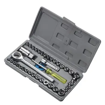 

40pcs/set Ratchet Wrench Socket Spanner Automobile Car Disassembly Repair Tool Repair Tools for Automobiles and Motorcycles