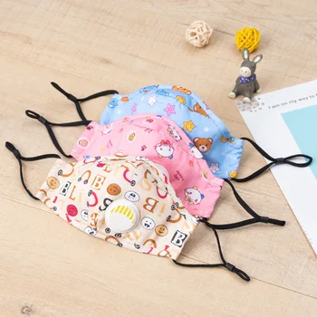 

PM2.5 Washable Mouth Mask With Valve Adult Kids Children Anti Haze Dust Mask Nose Filter Face MuffleRespirator