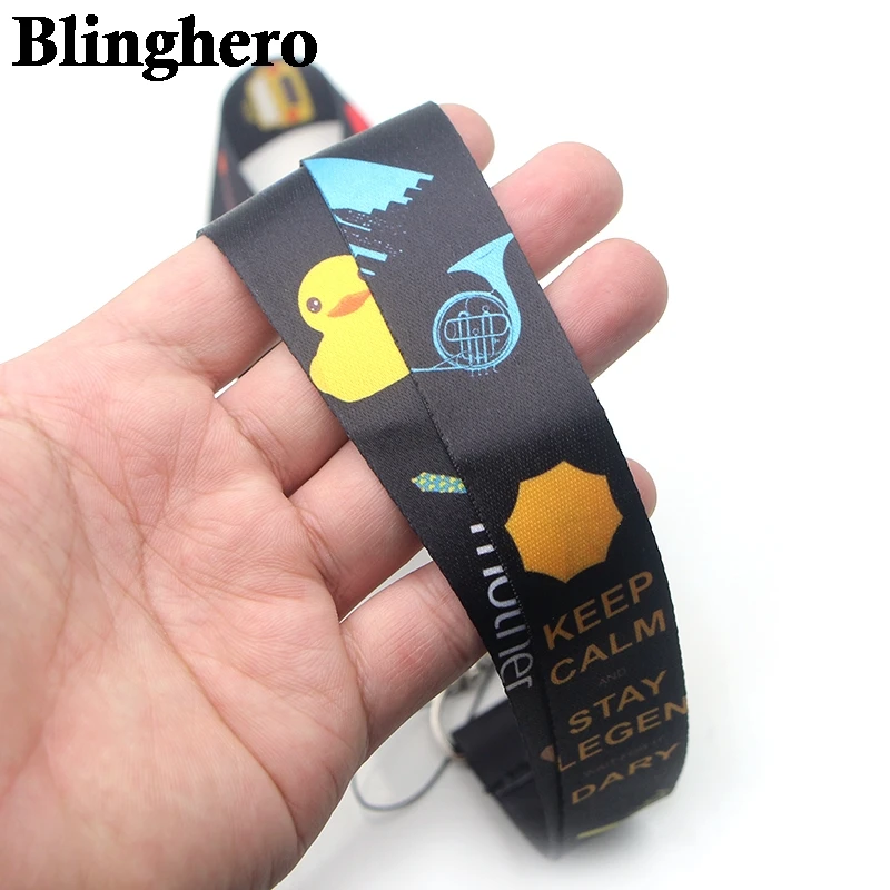 CA704 Blinghero Горячая ТВ шейный ремешок лента для ключей мобильный телефон телефона