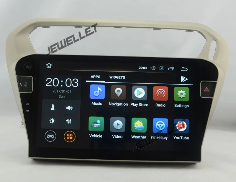 Perfect 10.1 Octa Core  Android 9.0 Car GPS radio Navigation for Citroen Elysee peugeot 301 with 4G/Wifi, DVR OBD 1080P 3