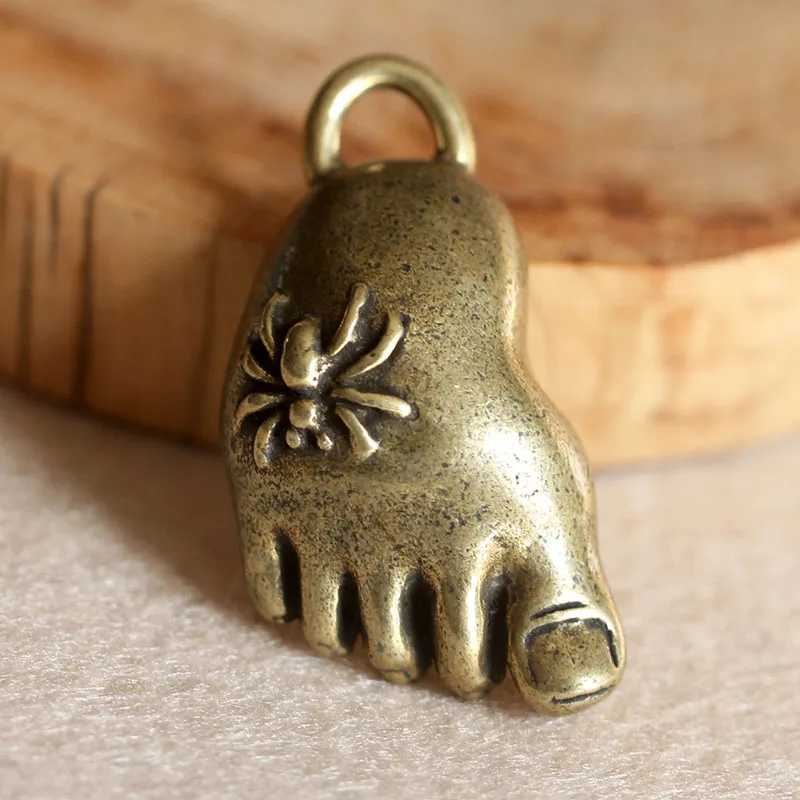 Brass Spider Feet keychain (18)