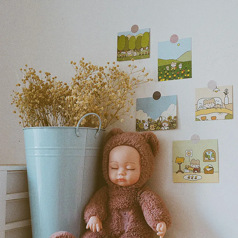 5 шт. корейский стиль девушка фоторамка стикер DIY Ремесло Скрапбукинг альбом мусорный журнал Happy planner декоративные наклейки s
