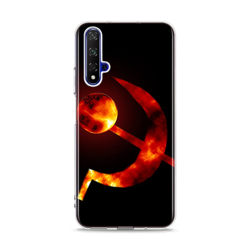 Силиконовый чехол из ТПУ красного цвета с гранж для huawei Honor 10i 9X8X20 10 9 Lite 8 8A 7A 7C Pro Lite чехол для телефона