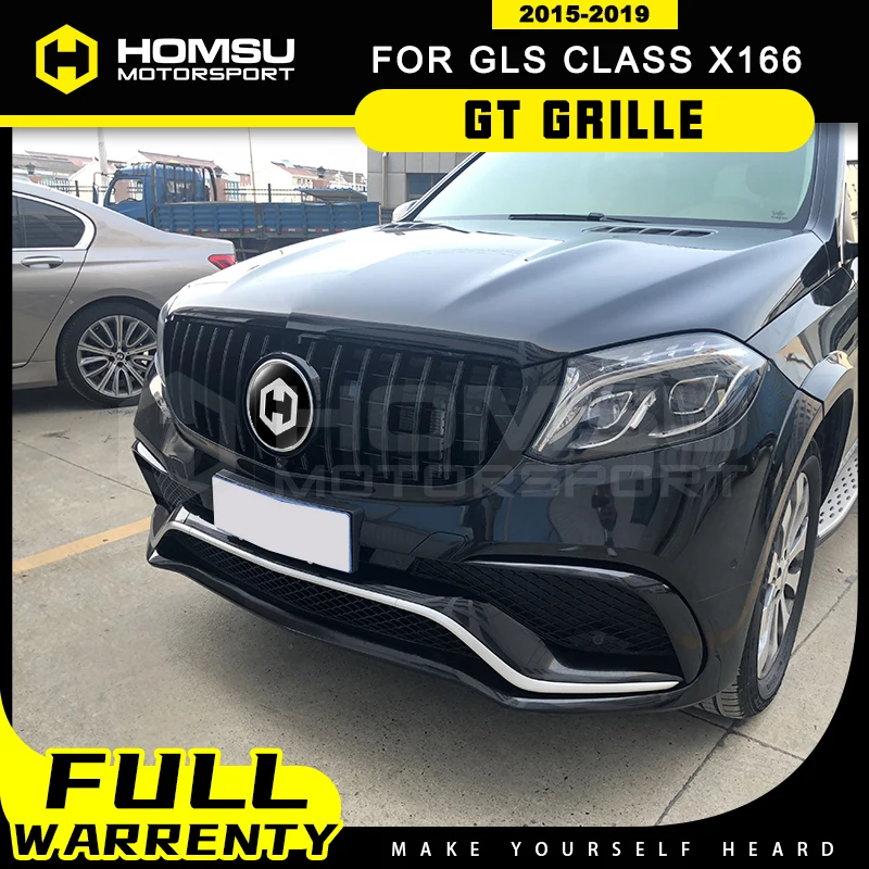GT style Передняя решетка для GLS class X166 GLS300 GLS350 внедорожника авто передняя