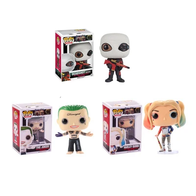 

Funko POP Suicide Squad Harley Quinn The Joker DEADSHOT Vinyl Action Figures model Toys Gifts for child