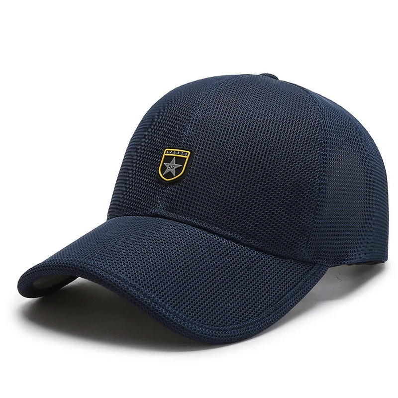 Baseball Hat Summer Mesh Breathable Quick Drying Men Women Baseball Cap