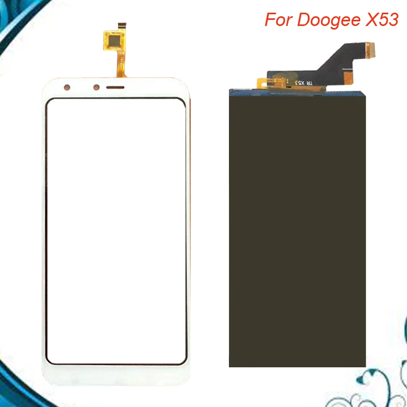 Для doogee x 53 ЖК-дисплей+ сенсорный экран дигитайзер экран стеклянная панель сборка Замена Для doogee x 53 ЖК-экран