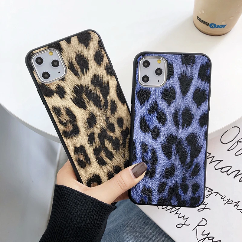 Чехол для телефона Haissky с леопардовым принтом iPhone 11 Pro Max чехол из ТПУ Xs XR X 8 7 6 6S Plus