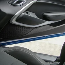 Углеродное волокно анти Kick стикер для Chevrolet Camaro+ винил 2 шт. аксессуары