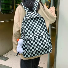 

Large Capacity Nylon Backpack for Cute Girls Preppy Style School Bag Multifunctional Travel Rucksack Ladies Anti Theft Mochila